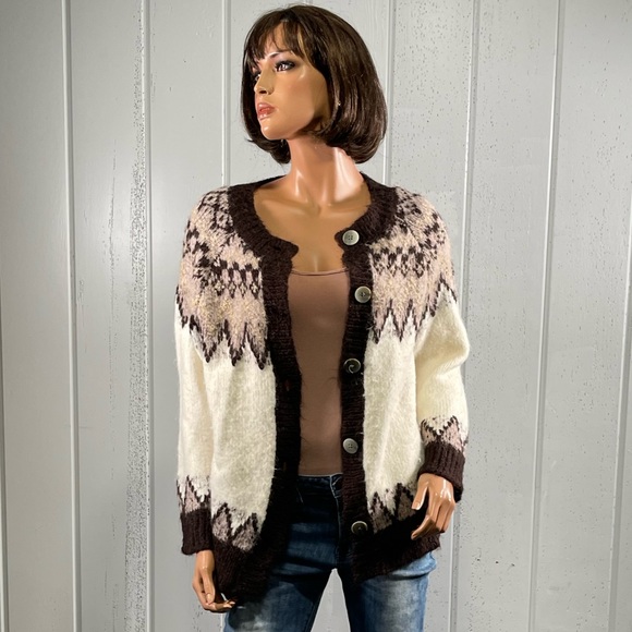 *ZARA Women's  Button Up Sweater Sz 13-14 - Picture 3 of 12